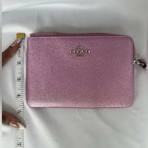Coach Shimmering Pink Wristlet - Picture 10 of 10